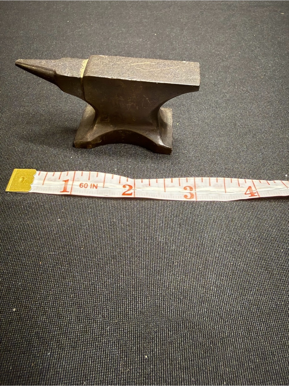Cast Iron Mini Anvil - Black Home Accent
